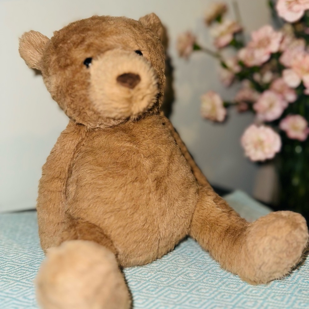 Jellycat Cocoa Bear EUC - RETIRED - Authentic Rare Teddy Bear - Medium NWOT